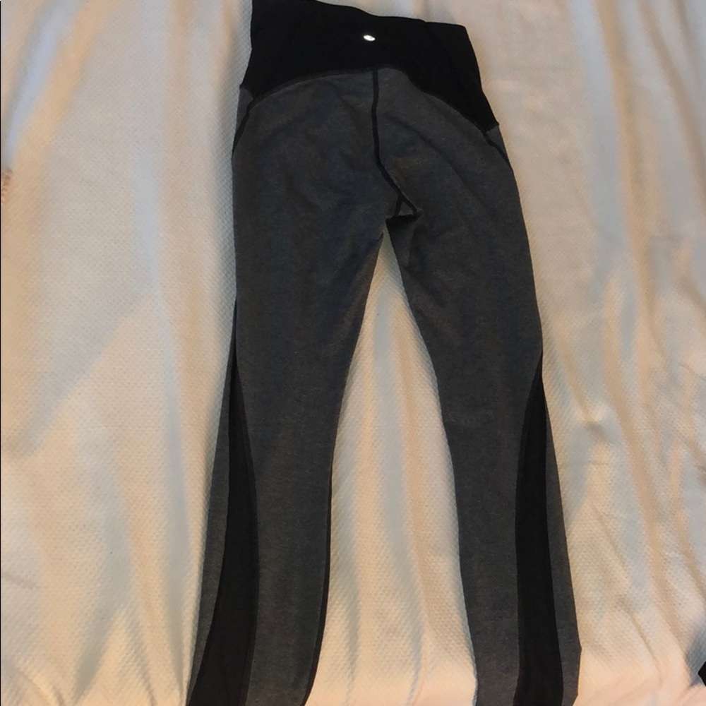 Lululemon gray and black leggings
